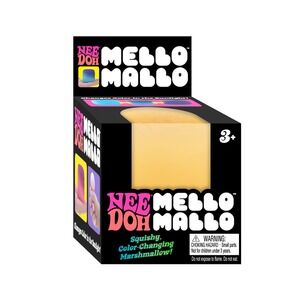 Nee  Doh Mallo Squishy Stress Fidget Color Changing Marshmallow Peach HTF!